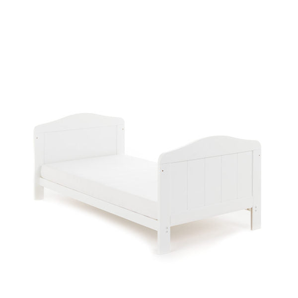 Willow Cot Bed & Foam Mattress-White
