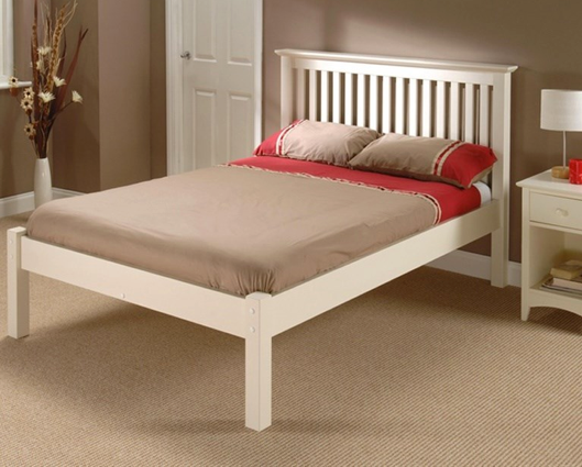 Bailey LFE King Size Bed-White