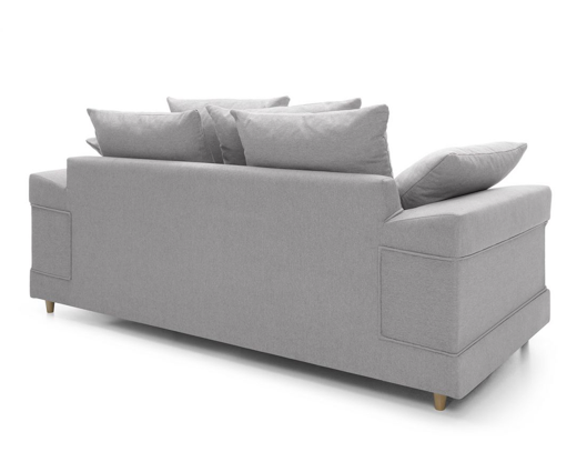 Poppy 3 Seater Sofa - Light Grey