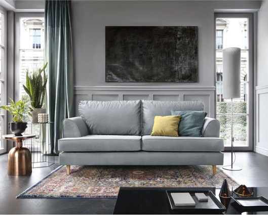Harper 3 Seater Sofa - Light Grey