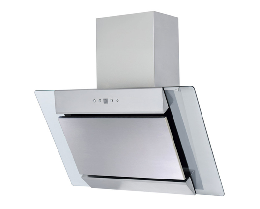 SIA AGL71SS 70cm Angled Chimney Cooker Hood Kitchen Extractor Stainless Steel