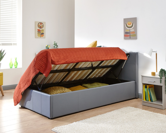Serena Double Side Lift Ottoman Bed