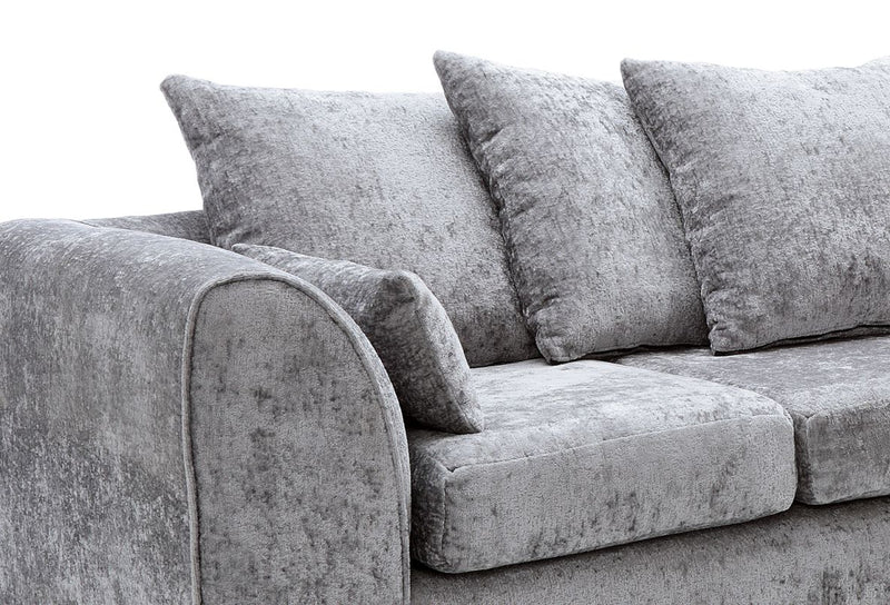 Heidi Right Hand Facing Corner Sofa - Light Grey