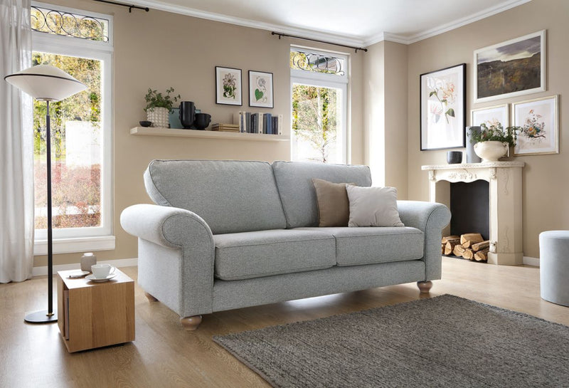 Ingrid 3 Seater Sofa - Light Grey