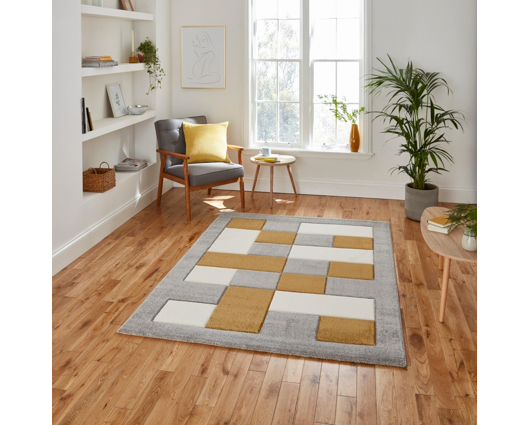 Brooke Grey/Yellow - 60cm x 230cm