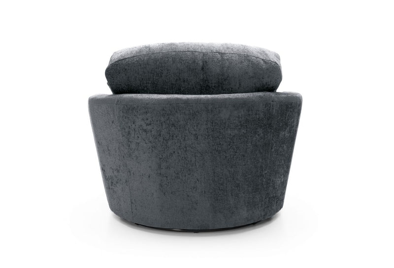 Heidi Swivel Chair - Dark Grey