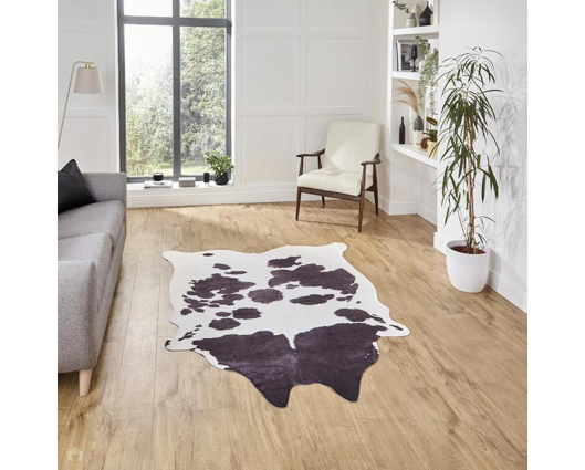 Cow Print Rug- 130cm x 155cm