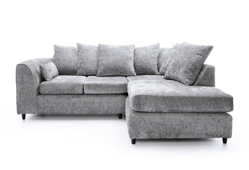 Heidi Right Hand Facing Corner Sofa - Light Grey