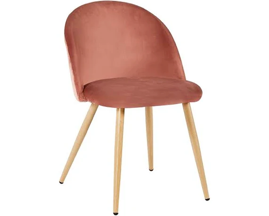 Vilmos Dining Chairs Pink (PK 2)