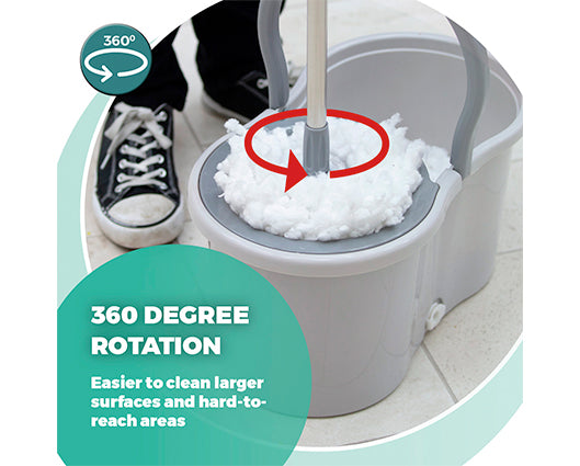 OurHouse Spin Mop with Bucket