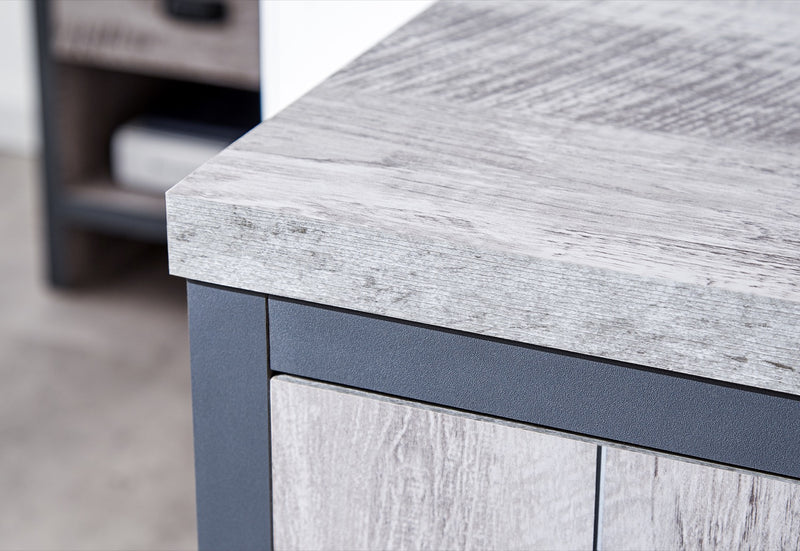 Boston 2 door 3 drawer sideboard grey