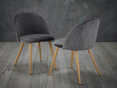 Venice Dining Chairs Grey (PK 2)