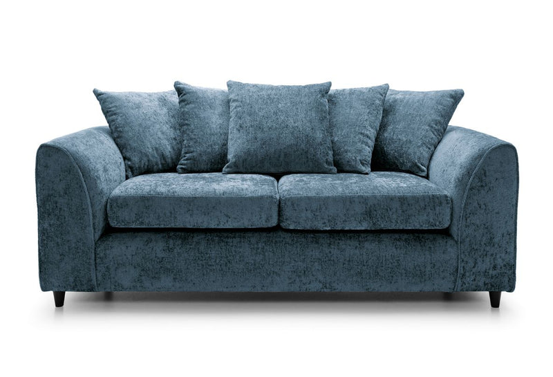 Heidi 3 Seater Sofa - Dark Blue