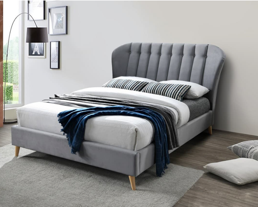 Eleanor Small Double Bed - Grey