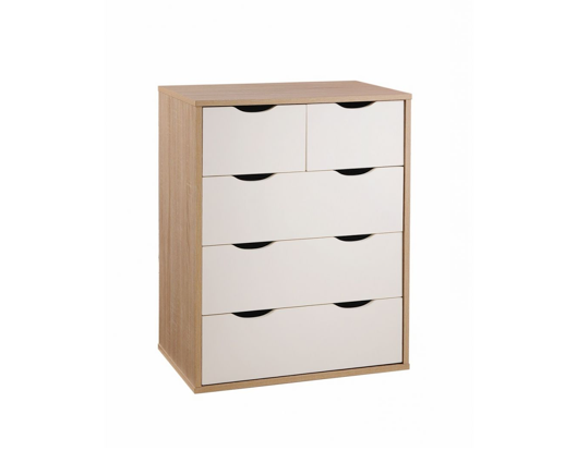 Atrix 3+2 Drawer Chest-White