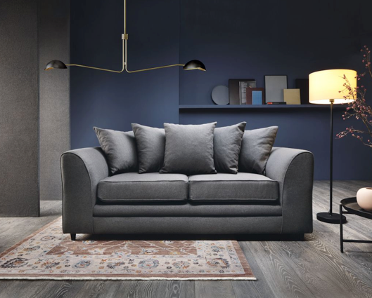 Darcy 3 Seater Sofa - Dark Grey