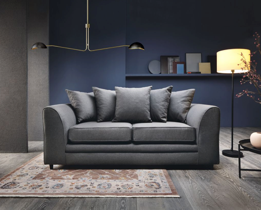 Daisy 3 Seater Sofa - Dark Grey