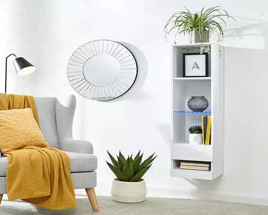 Graze Tall Shelf Unit with LED