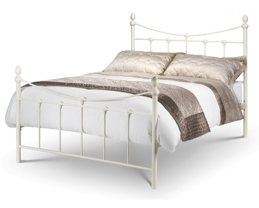 Rochelle Bed King Stone White