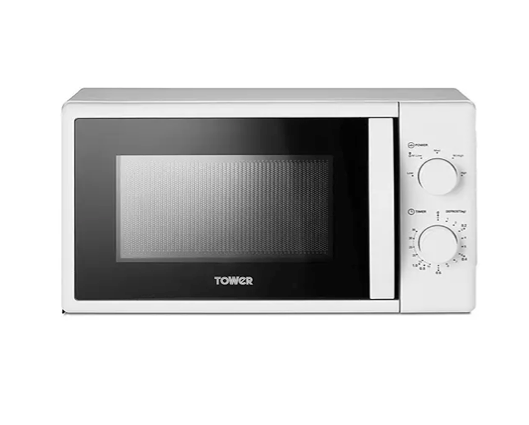 Tower Manual 700W 20L Microwave White