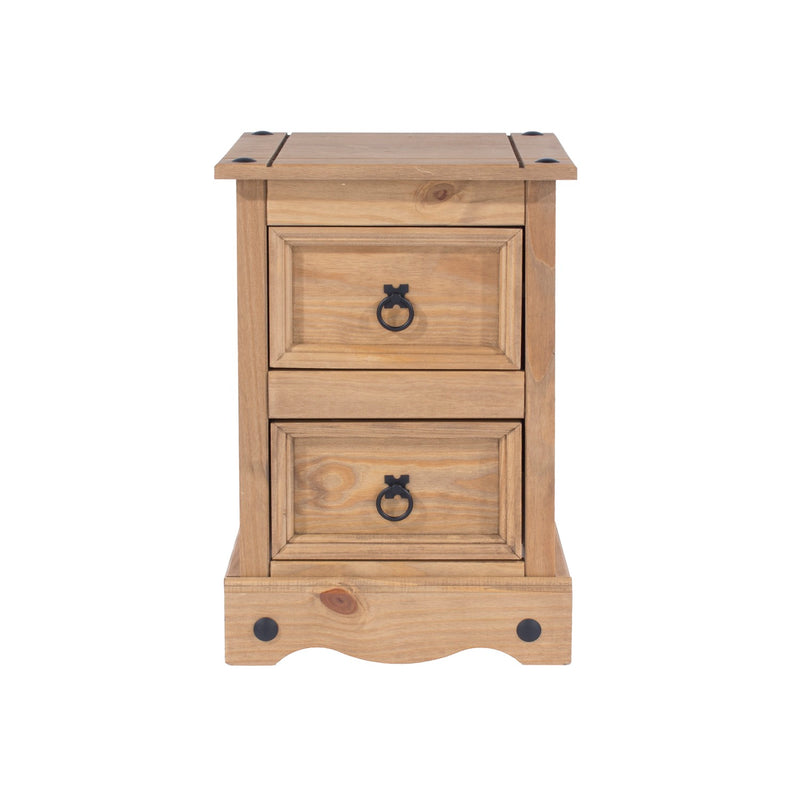 Corona Premium 2 Drawer Petite Bedside Cabinet