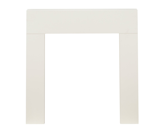 Adam Miami Mantelpiece in Pure White, 46 Inch