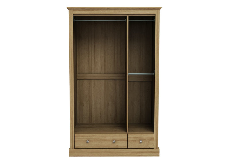 Dagwood 3 Door 2 Drawer Wardrobe Oak