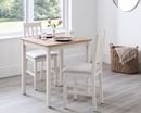 Set Of 2 Cacey Dining Chairs-White & Oak