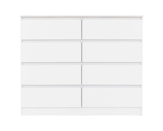 Marcus 8 Drawer Chest - White