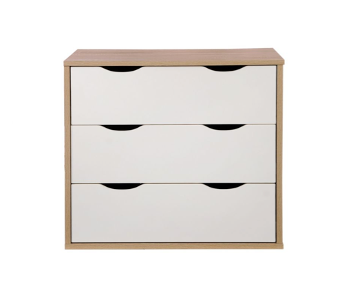 Atrix 3 Drawer Chest-White