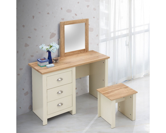 Lincoln Dressing Table 3 Drawer