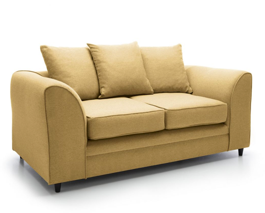Darcy 2 Seater Sofa - Mustard