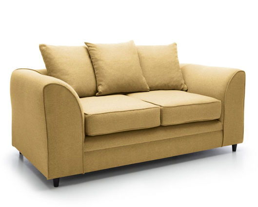 Daisy 2 Seater Sofa - Mustard