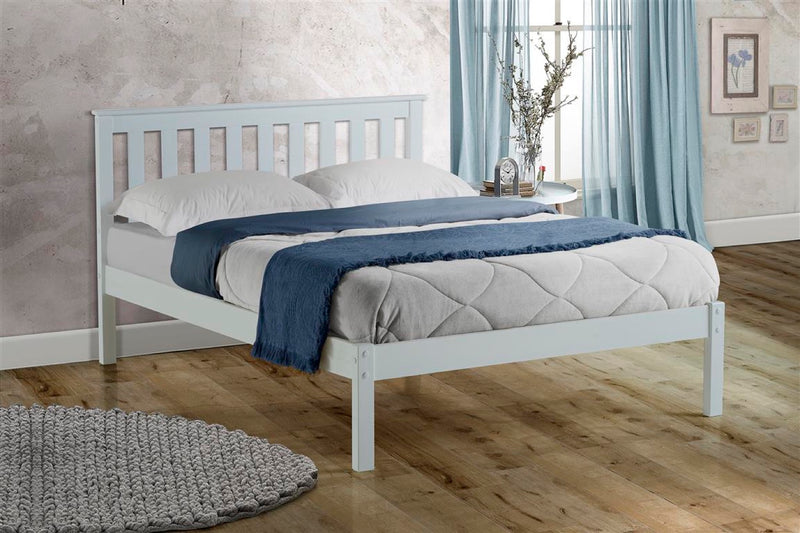 Desmond Small Double Bed - White