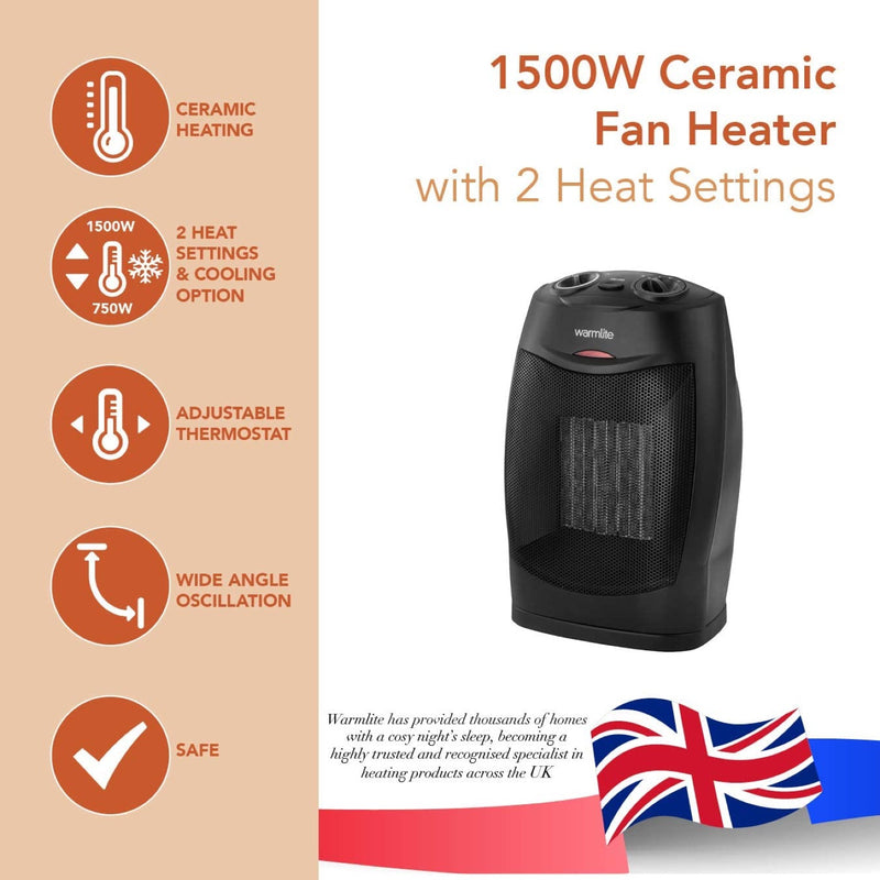 Warmlite Ceramic Fan Heater