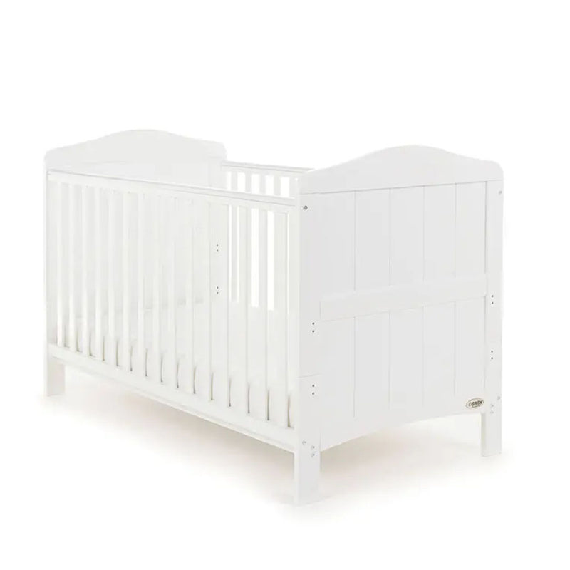 Willow Cot Bed & Cot Top Changer-White
