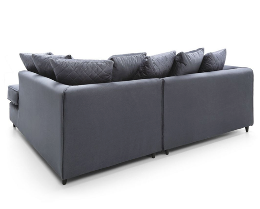 Chevelle Right Hand Facing Corner Sofa - Dark Grey