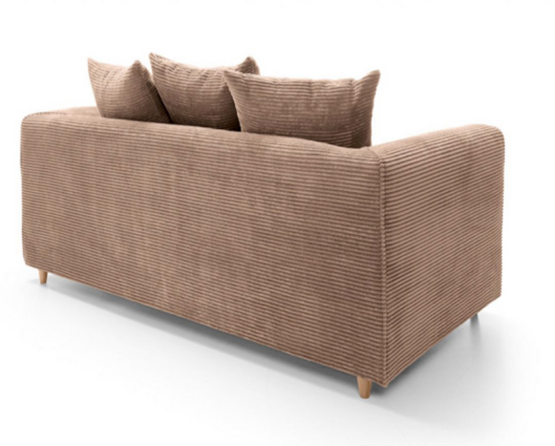 Jumbo Cord 2 Seater Sofa - Brown