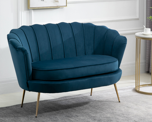 Ariel 2 Seater Sofa - Blue