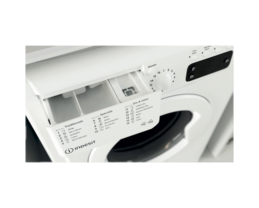 Indesit IWDD75125UKN 7kg Wash and 5kg Dry 1200RPM Ecotime Washer Dryer