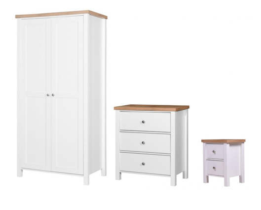 Shannon 3 Piece Bedroom Set, 3 Drawers