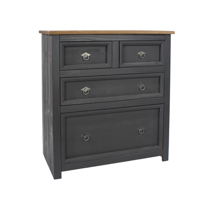 Corona Carbon 2+2 Drawer Chest