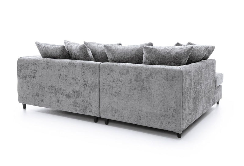 Heidi Left Hand Facing Corner Sofa - Light Grey