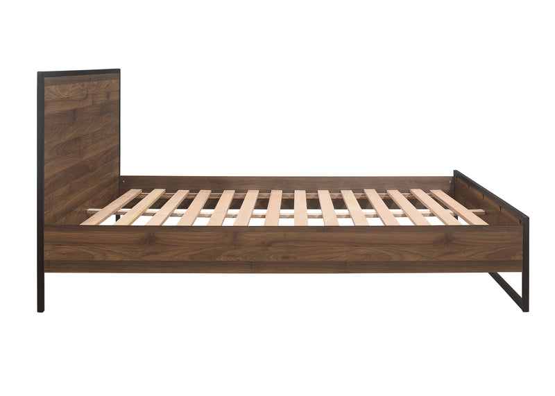 Hermione Double Bed - Walnut