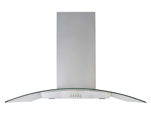 SIA ICH90SS 90cm Island Cooker Hood Kitchen Extractor Fan In Stainless Steel