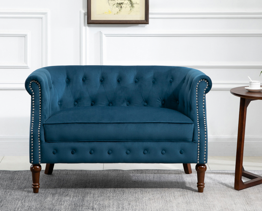Frida 2 Seater Chair- Blue