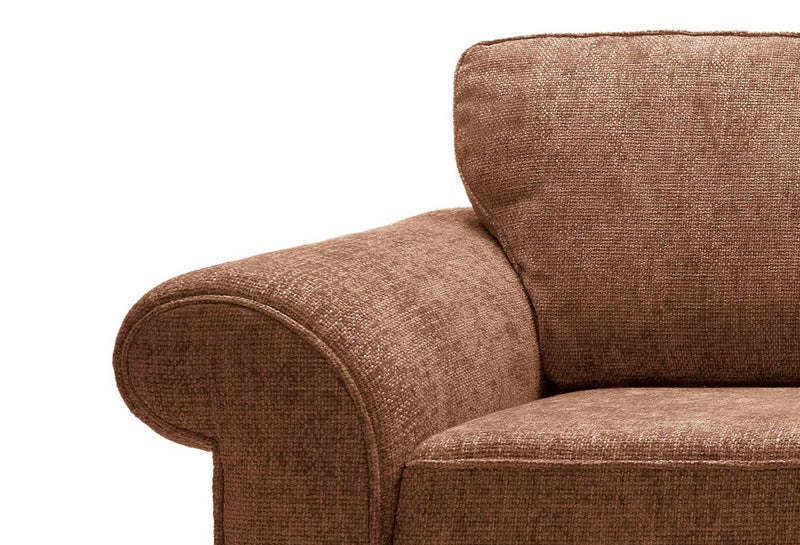 Ingrid 3 Seater Sofa - Burnt Orange