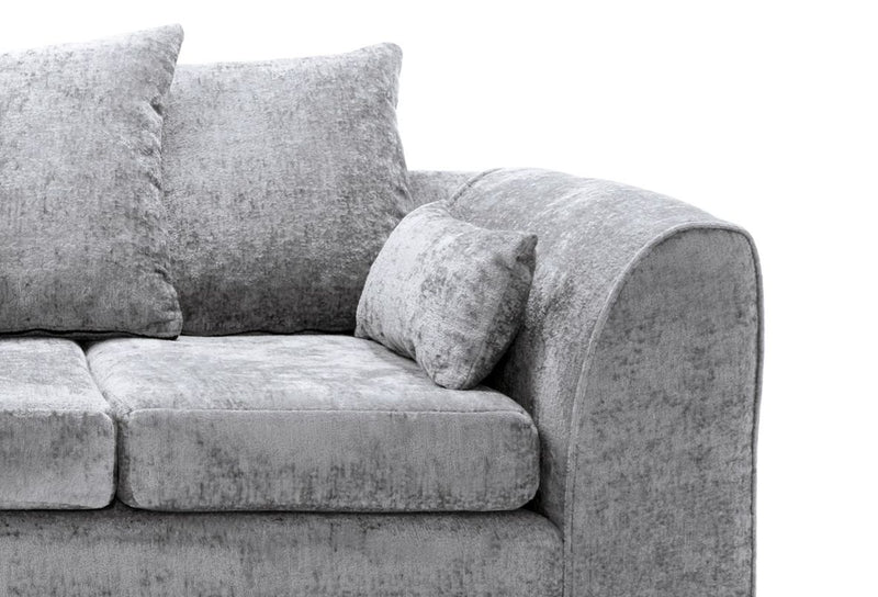 Harriet Left Hand Facing Corner Sofa - Light Grey