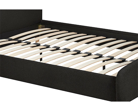 Oliver Double Bed - Charcoal