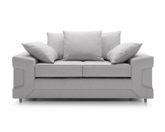 Poppy 2 Seater Sofa - Light Grey
